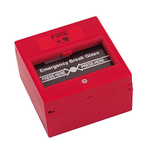 Emergency Break Glass Red